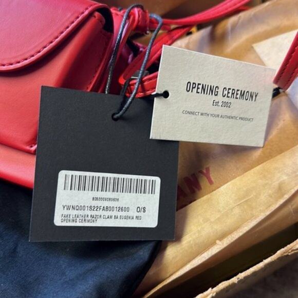 Opening Ceremony Red Razor Clam shoulder bag - Picture 6 of 6